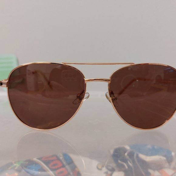 Foster Grant Polarized Aviator Style Sunglasses SR0623 Prelude Rose - Picture 10 of 12